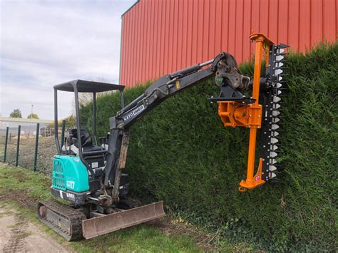 hedge trimmer for mini excavator